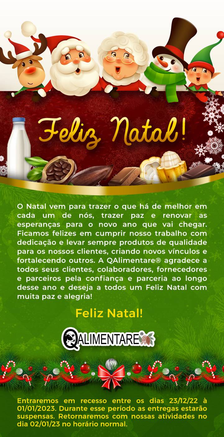 Feliz Natal com a QAlimentare!