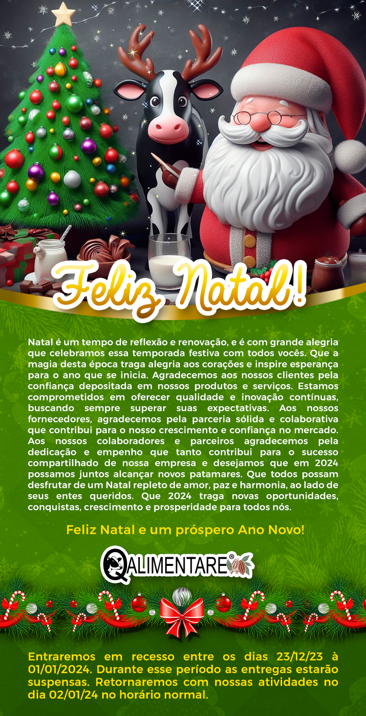 Feliz Natal com a QAlimentare!